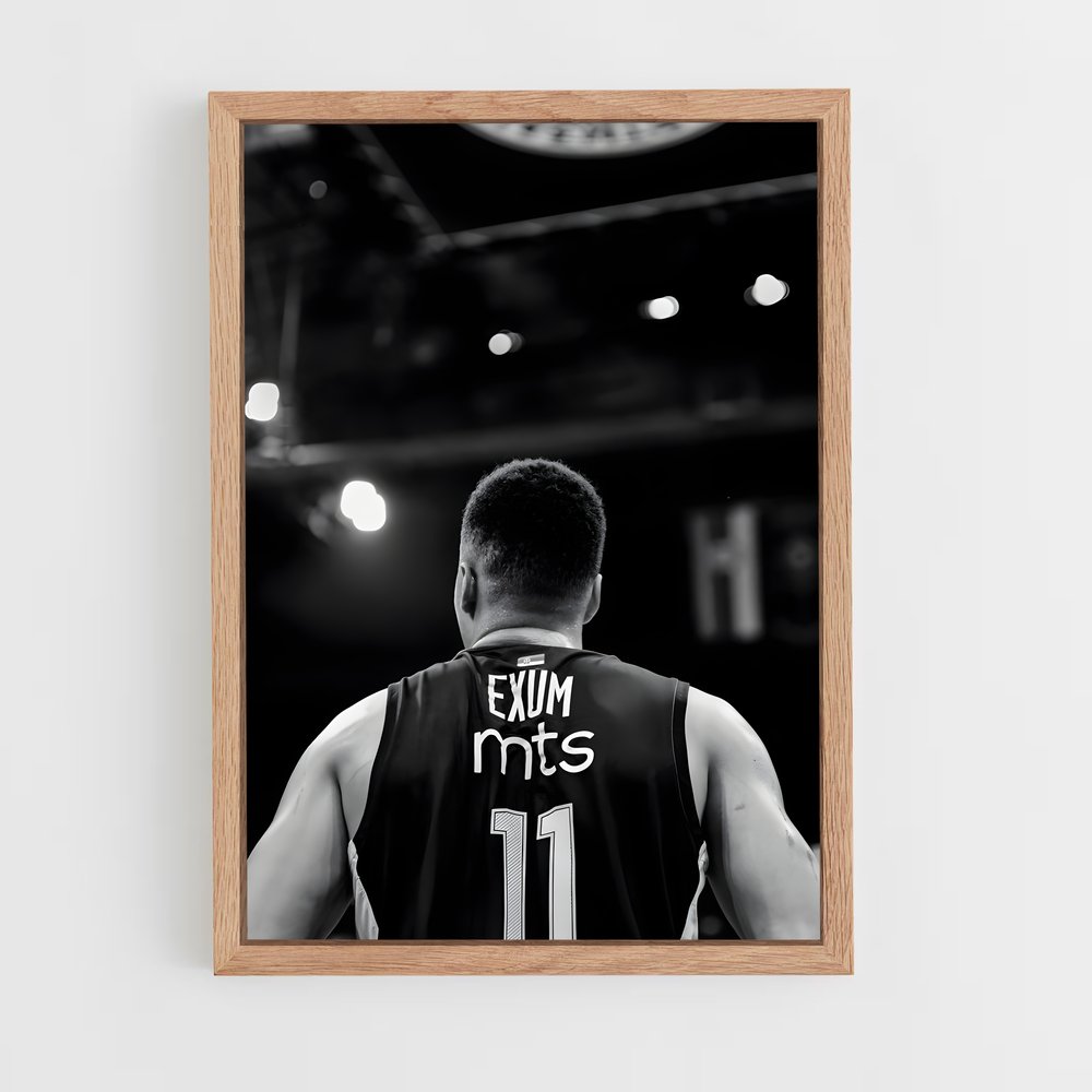 Poster Dante exum – affiche Basketball (vue 4)